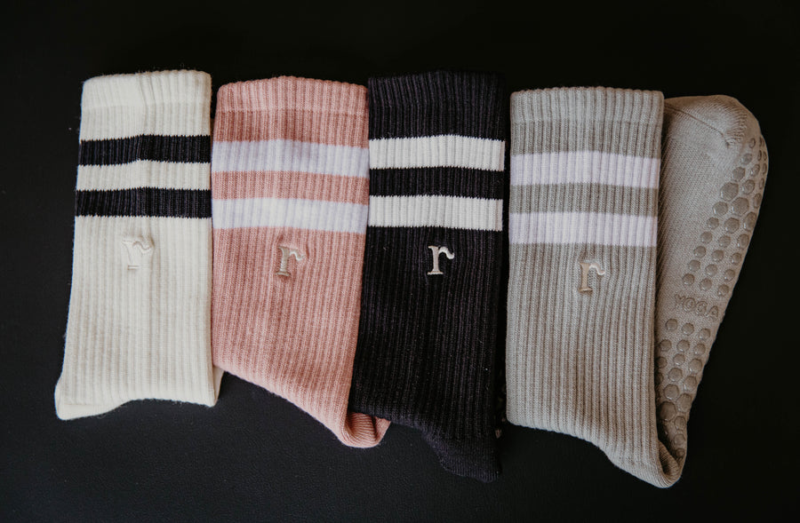 Full-Crew Grip Socks